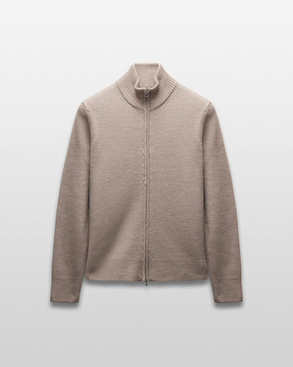Merino Rib Vinnie Track Jacket