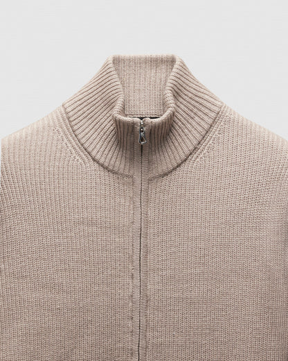 Merino Rib Vinnie Track Jacket