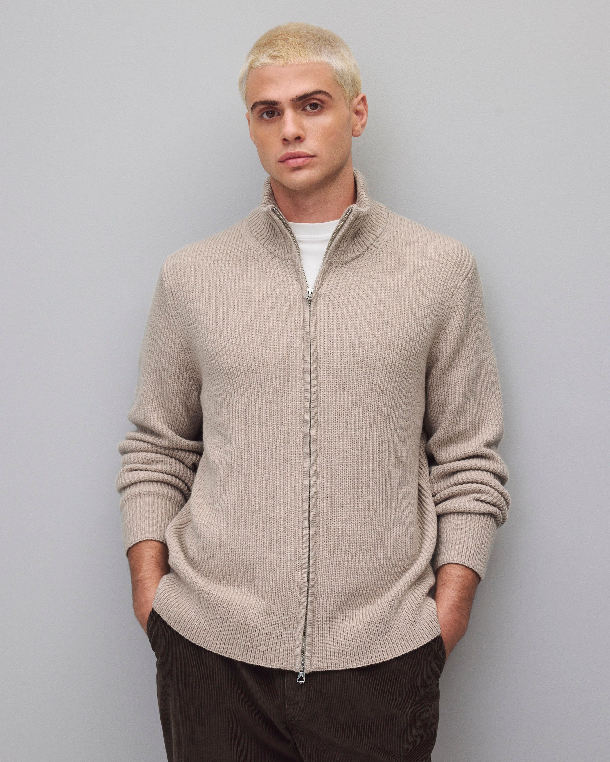 Merino Rib Vinnie Track Jacket | Reigning Champ | Reigning Champ US