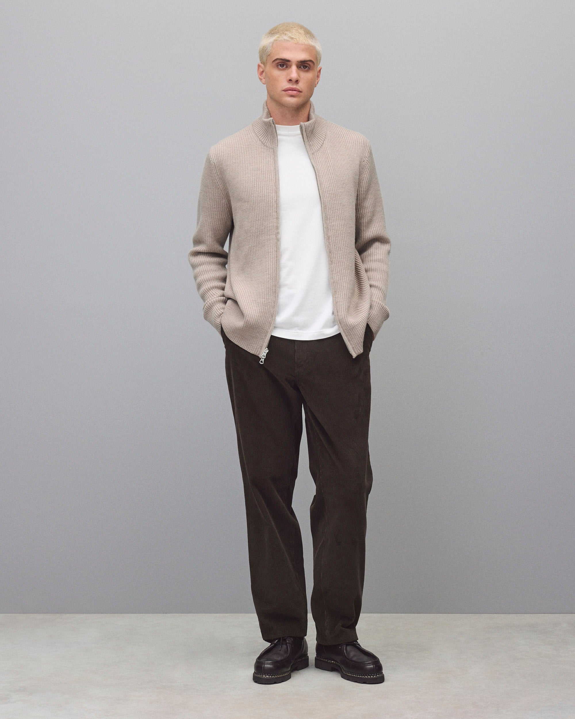 Merino Rib Vinnie Track Jacket | Reigning Champ | Reigning Champ US