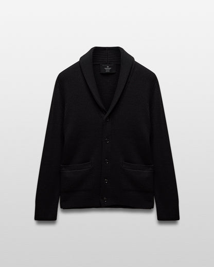 Merino Rib Vinnie Shawl Cardigan
