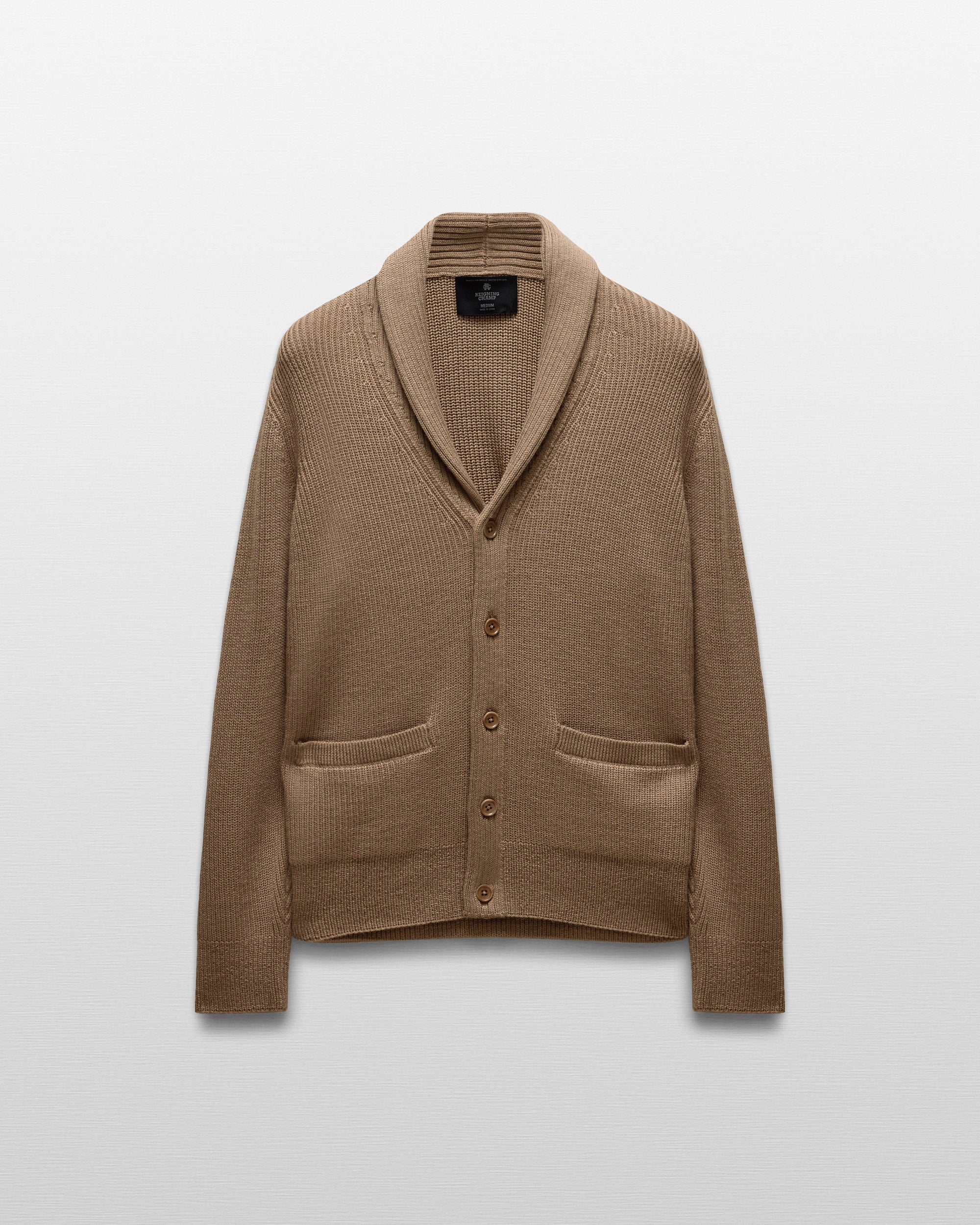 Merino Rib Vinnie Shawl Cardigan | Reigning Champ | Reigning Champ US
