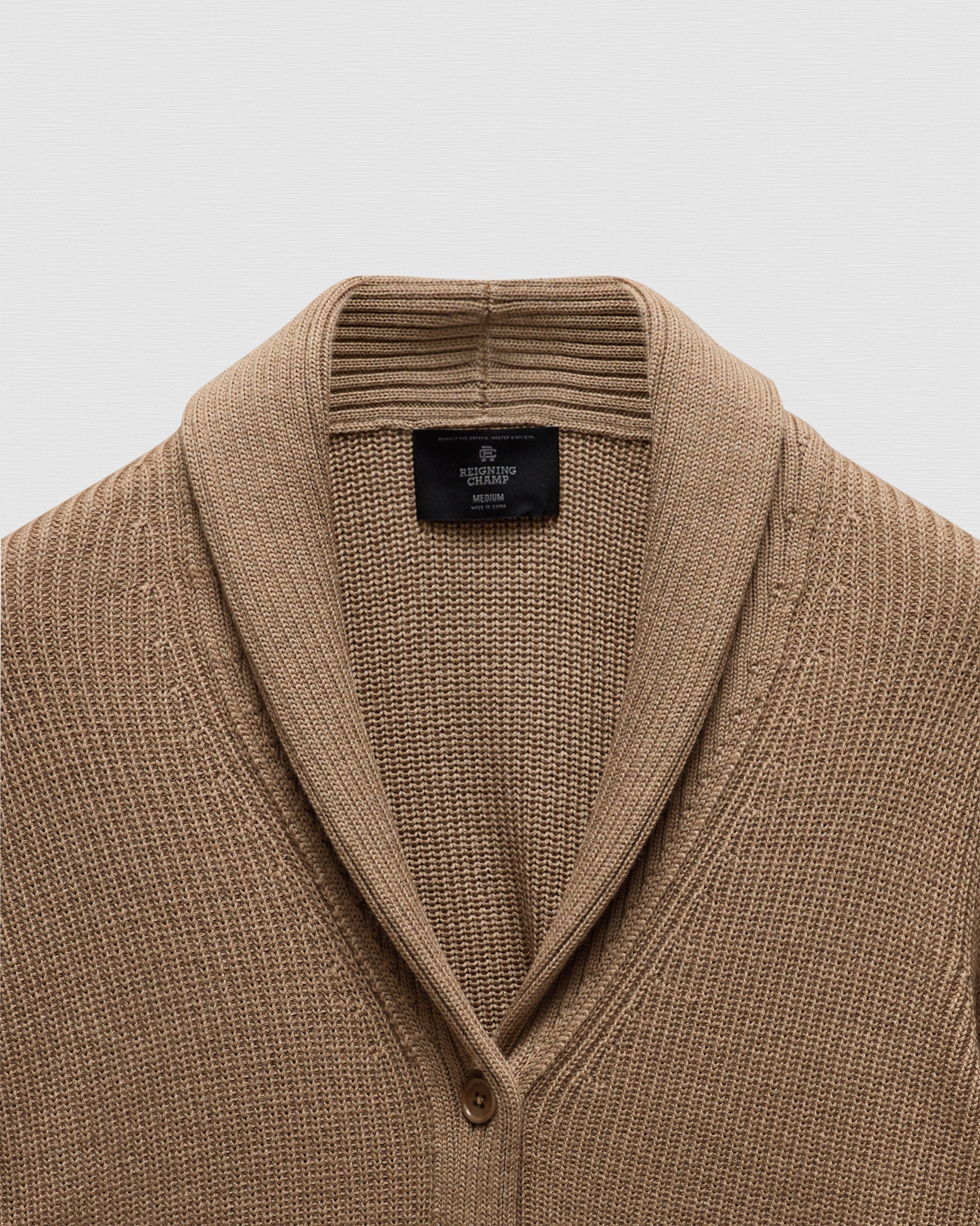 Merino Rib Vinnie Shawl Cardigan | Reigning Champ | Reigning Champ US