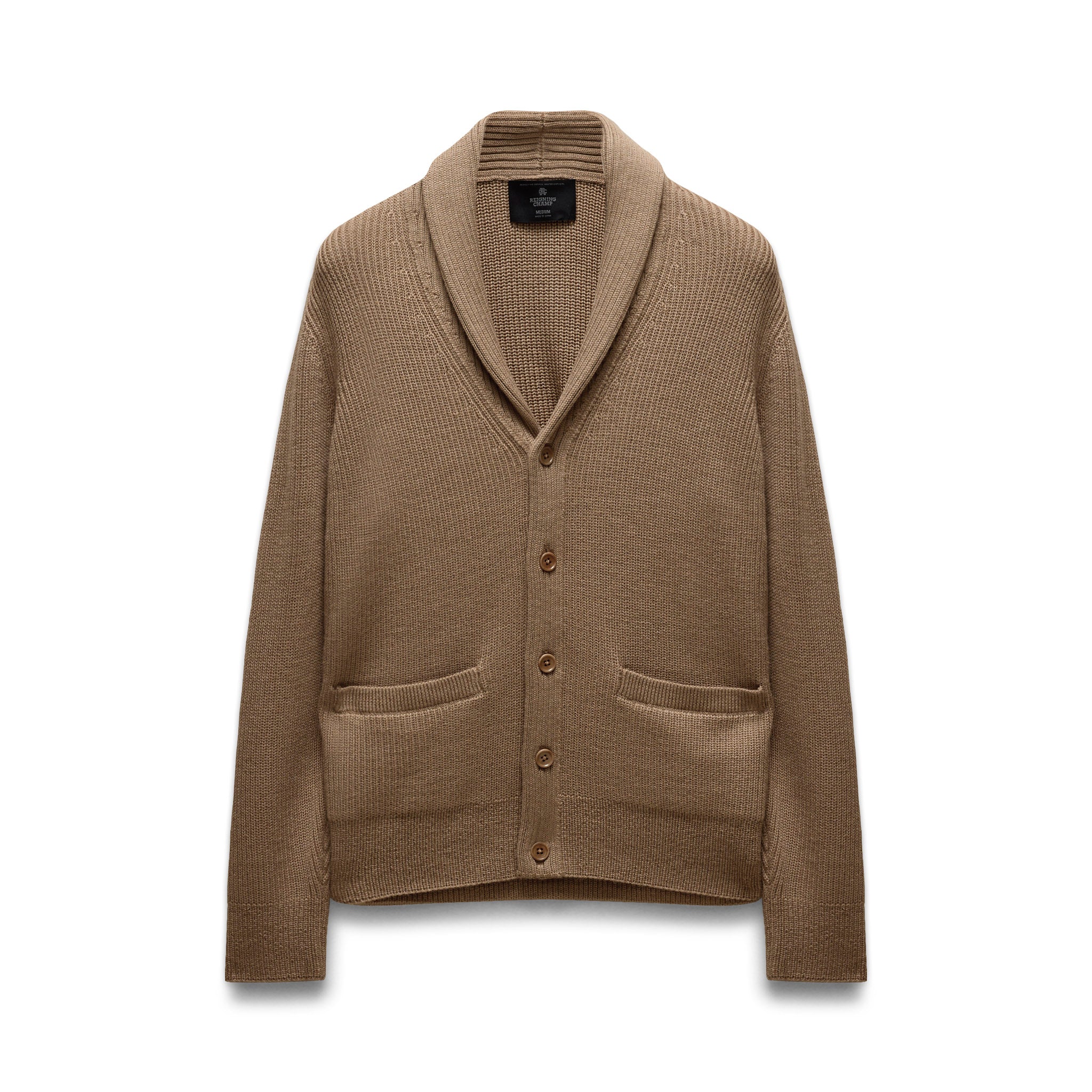 Merino Rib Vinnie Shawl Cardigan | Reigning Champ | Reigning Champ US