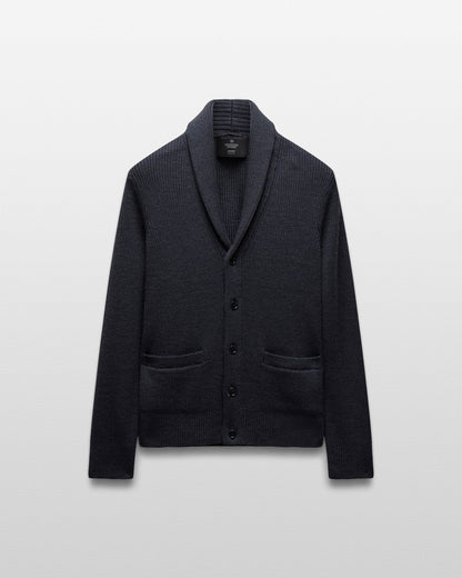 Merino Rib Vinnie Shawl Cardigan