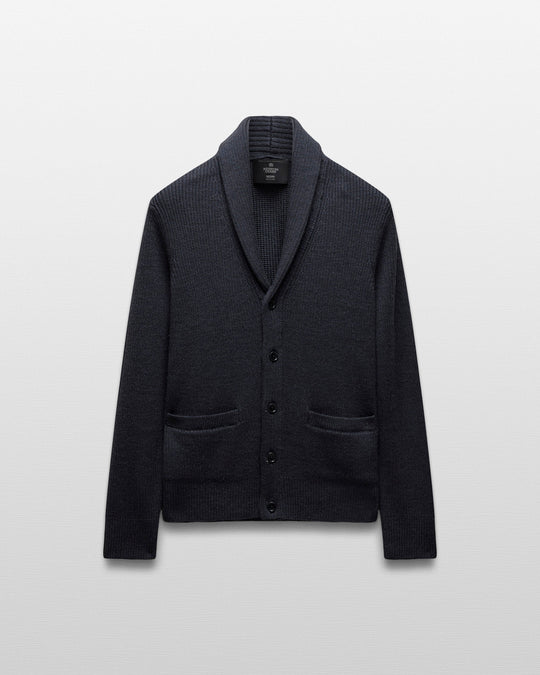 Merino Rib Vinnie Shawl Cardigan