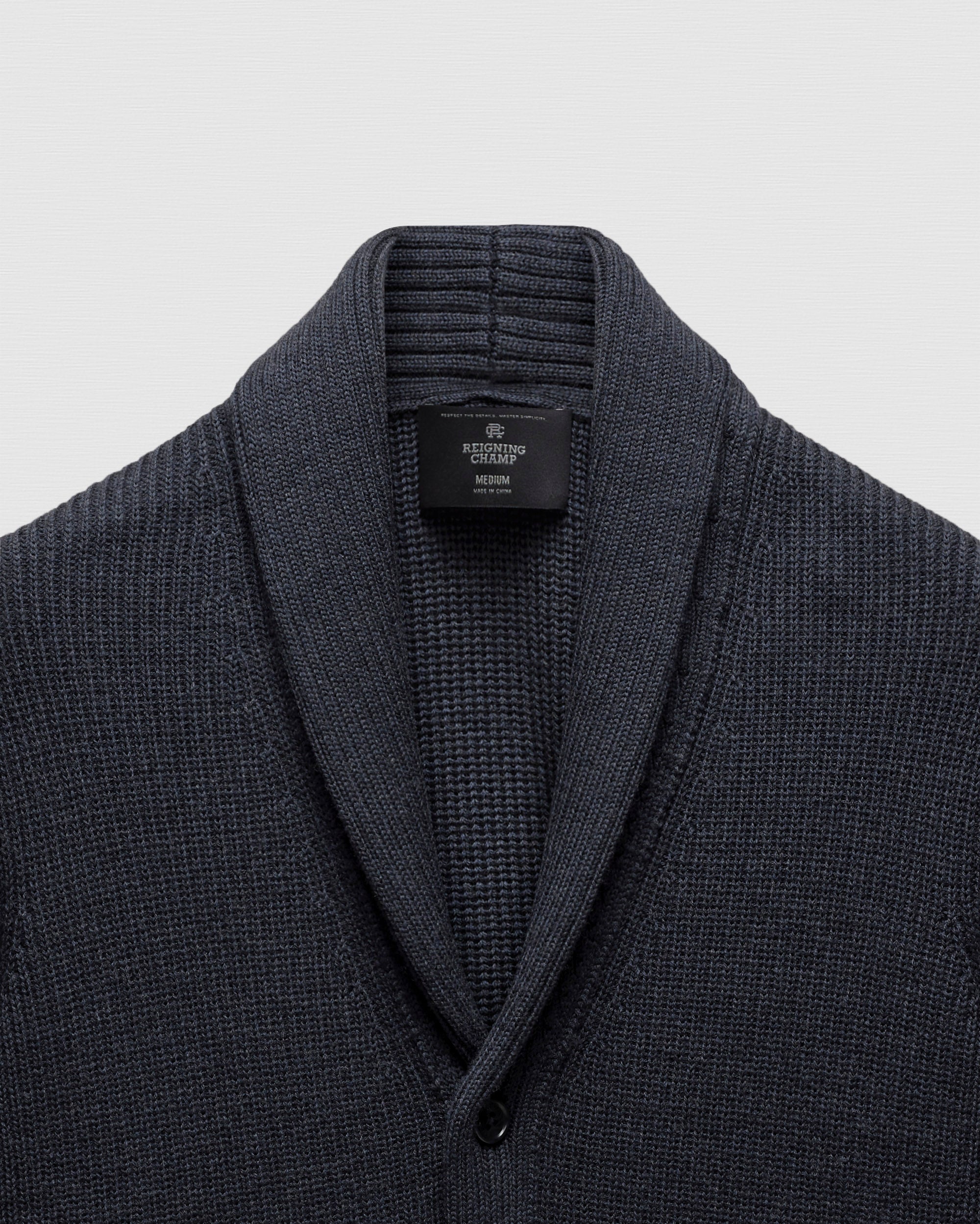 Merino Rib Vinnie Shawl Cardigan | Reigning Champ | Reigning Champ US