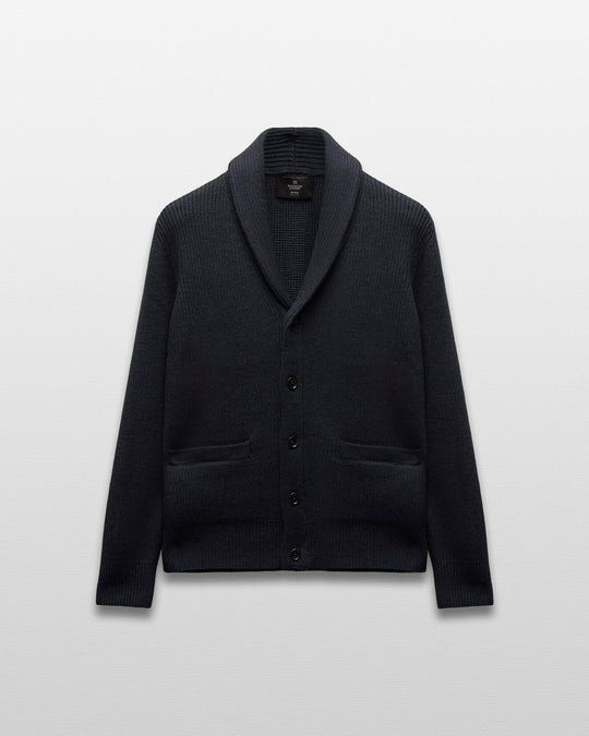 Merino Rib Vinnie Shawl Cardigan