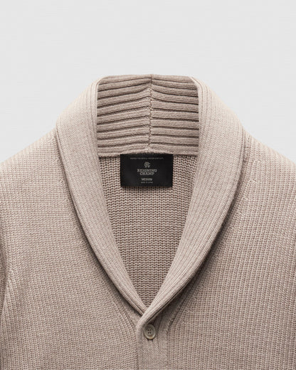 Merino Rib Vinnie Shawl Cardigan