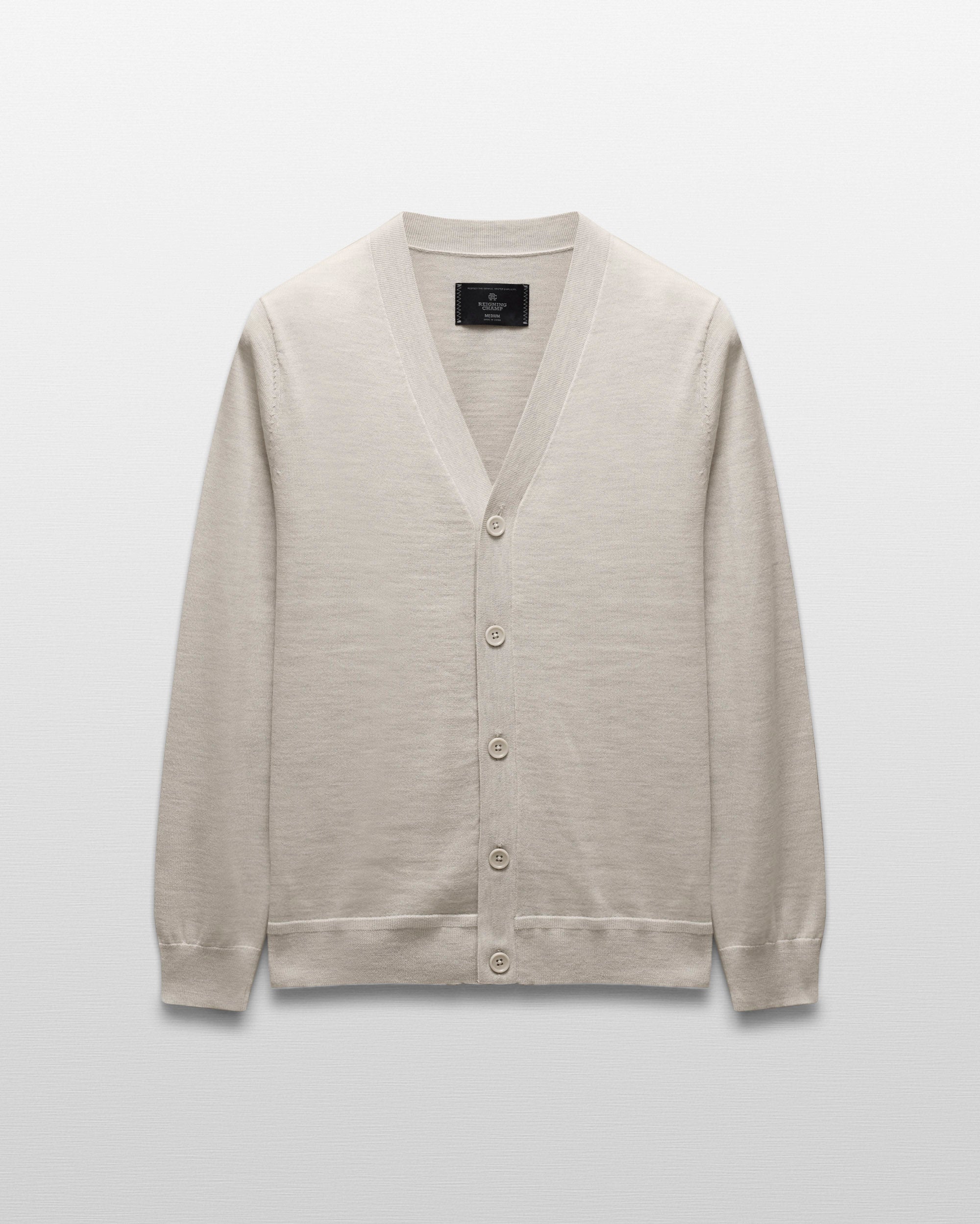 Lightweight Merino Harry Cardigan | Reigning Champ | Reigning Champ US