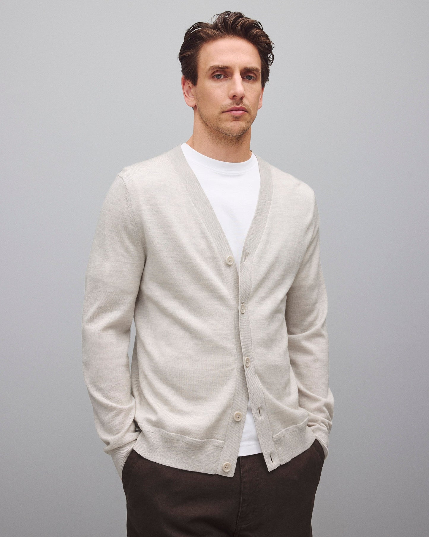 Lightweight Merino Harry Cardigan