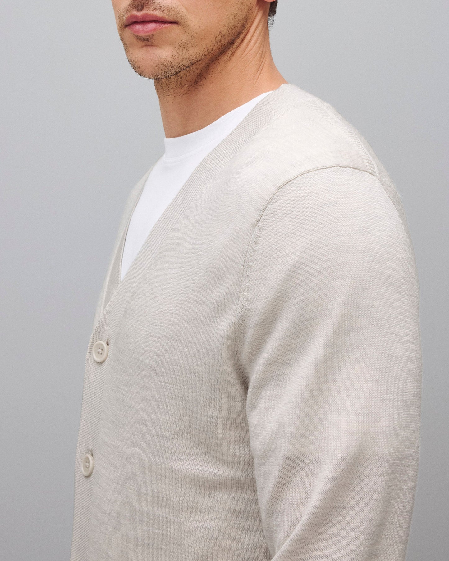 Lightweight Merino Harry Cardigan