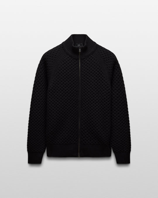 Merino Honeycomb Track Jacket