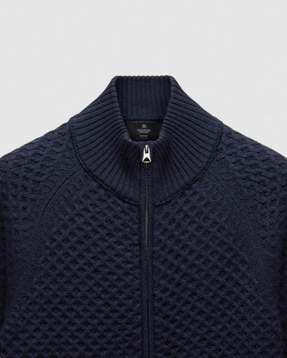 Merino Honeycomb Track Jacket