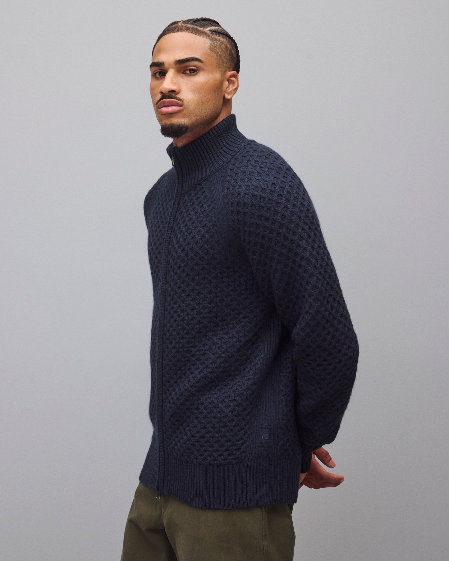 Merino Honeycomb Track Jacket