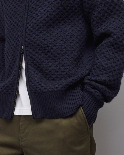 Merino Honeycomb Track Jacket