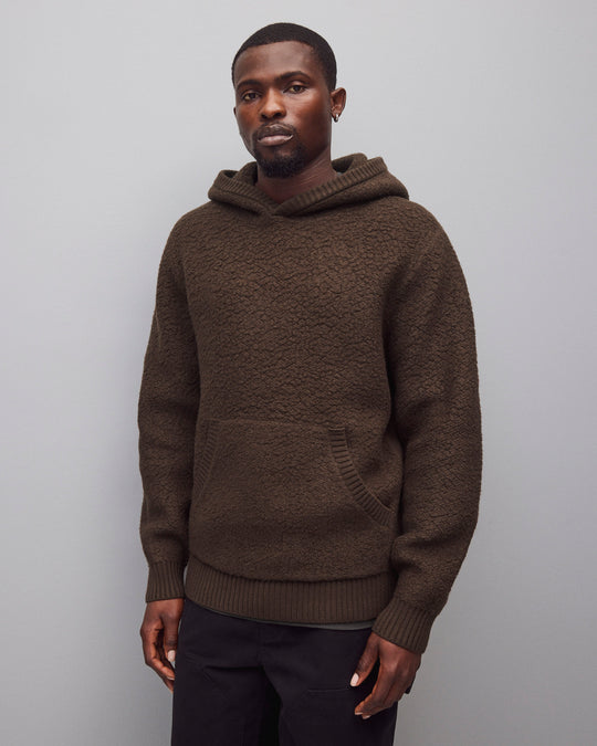 Textured Boucle Turf Hoodie