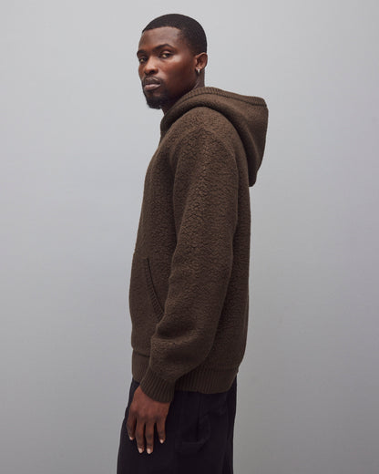 Textured Boucle Turf Hoodie