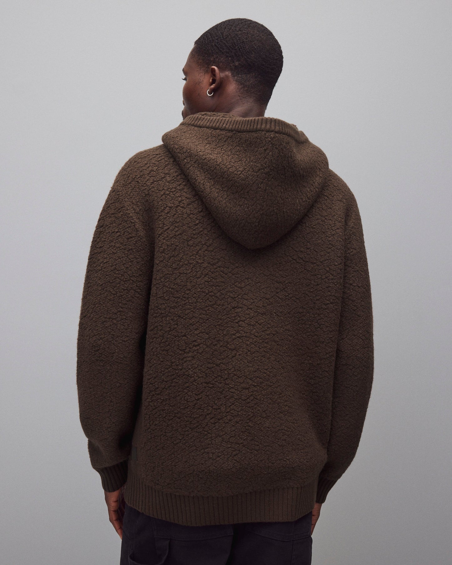 Textured Boucle Turf Hoodie