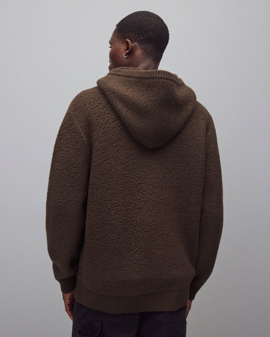 Textured Boucle Turf Hoodie