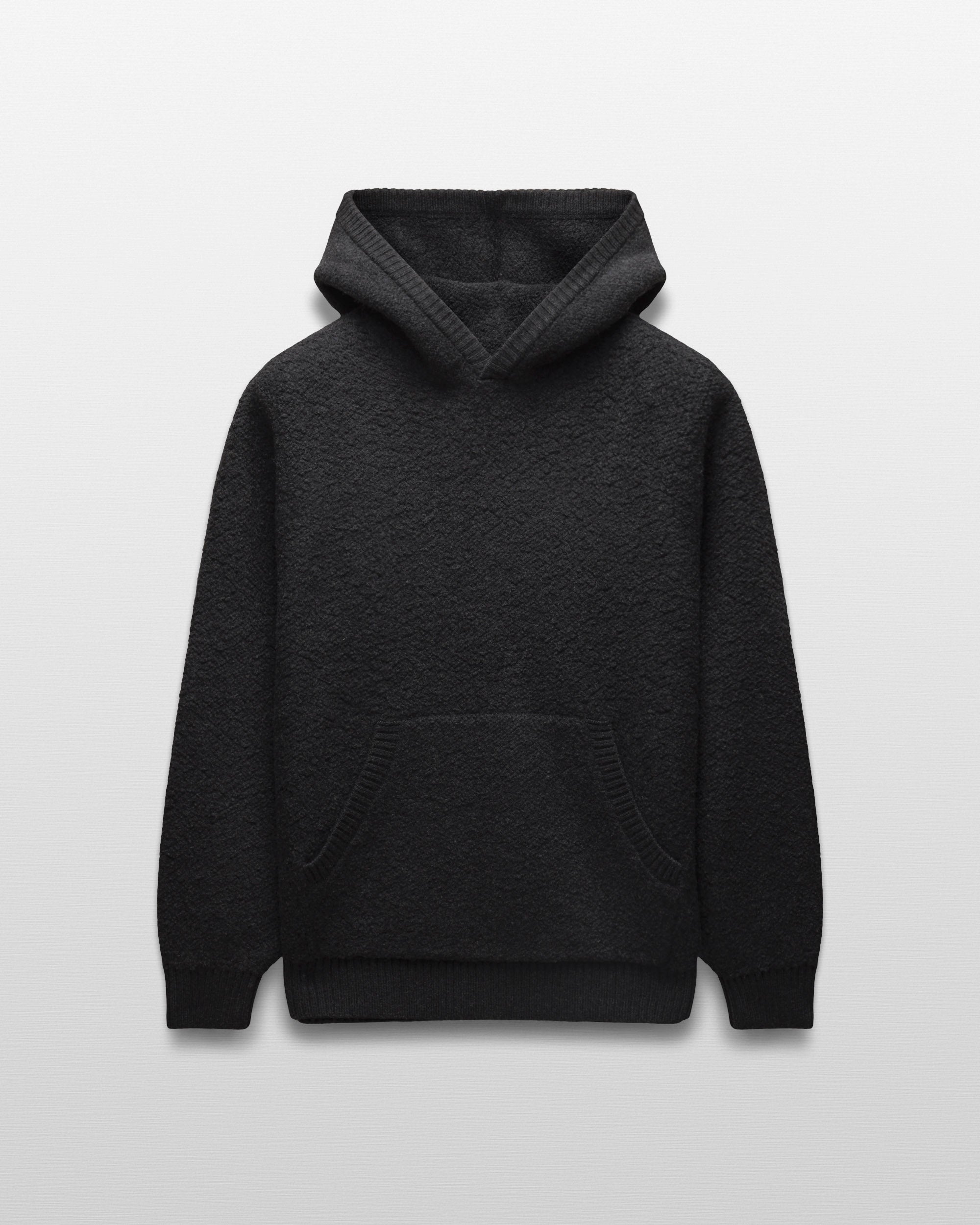 BRISTOL REIGNING CHAMP フーディ黒 L Textured Boucle Turf Hoodie | Reigning Champ | Reigning Champ US