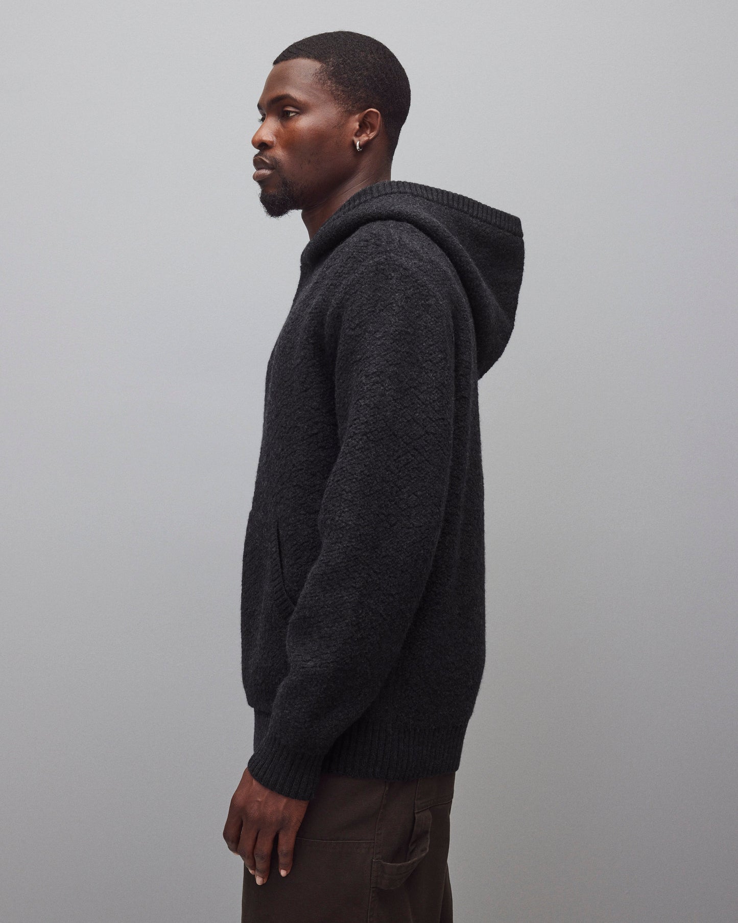 Textured Boucle Turf Hoodie