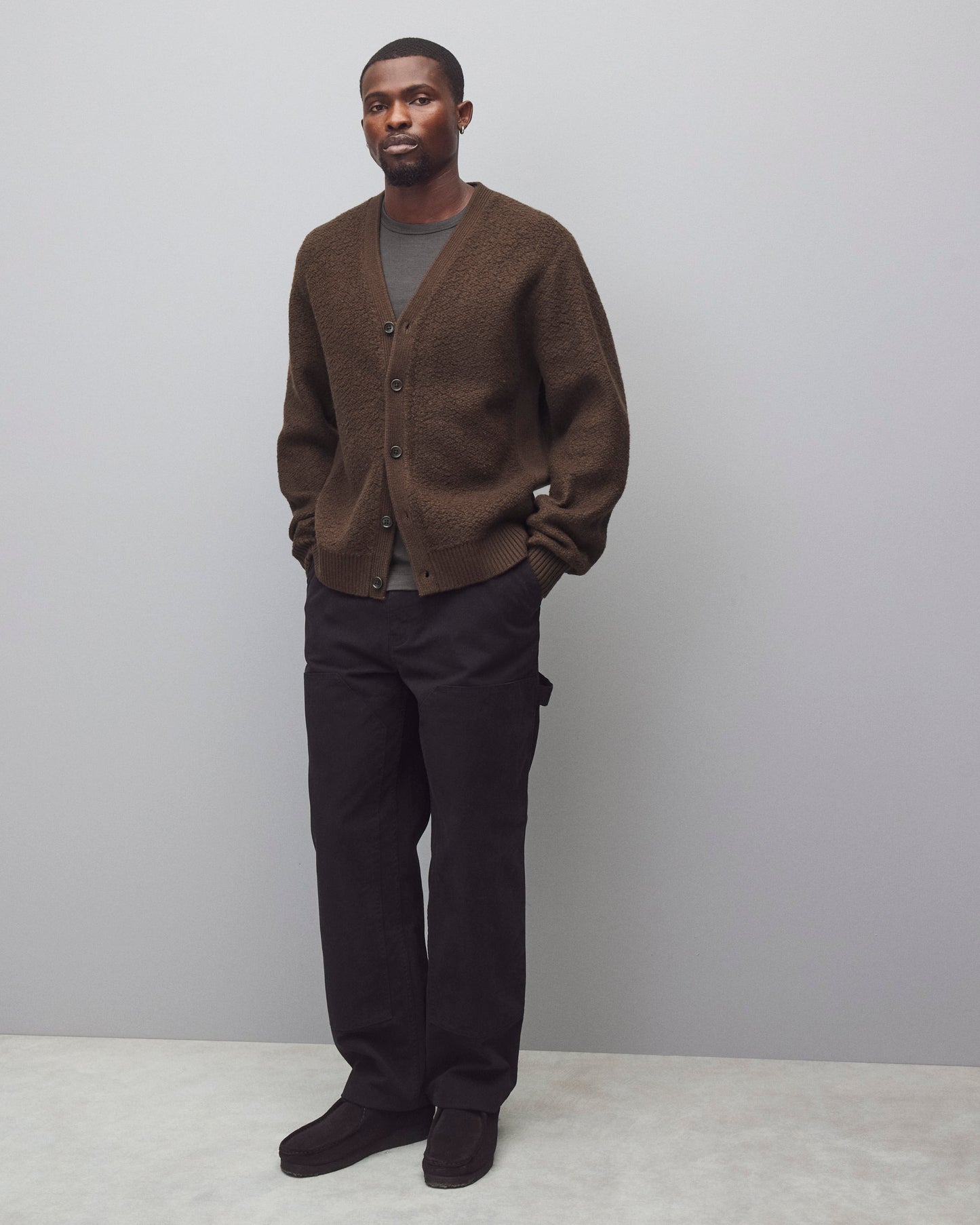 Textured Boucle Turf Cardigan