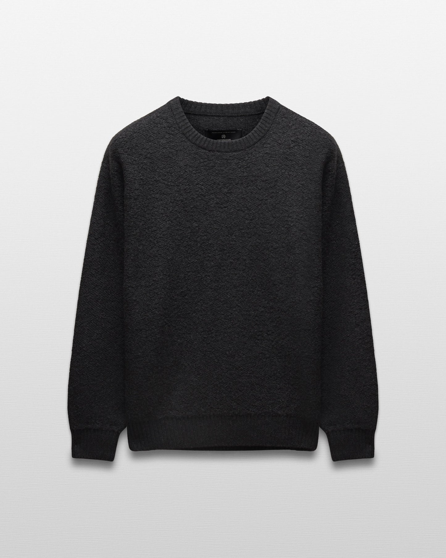 Textured Boucle Turf Crewneck