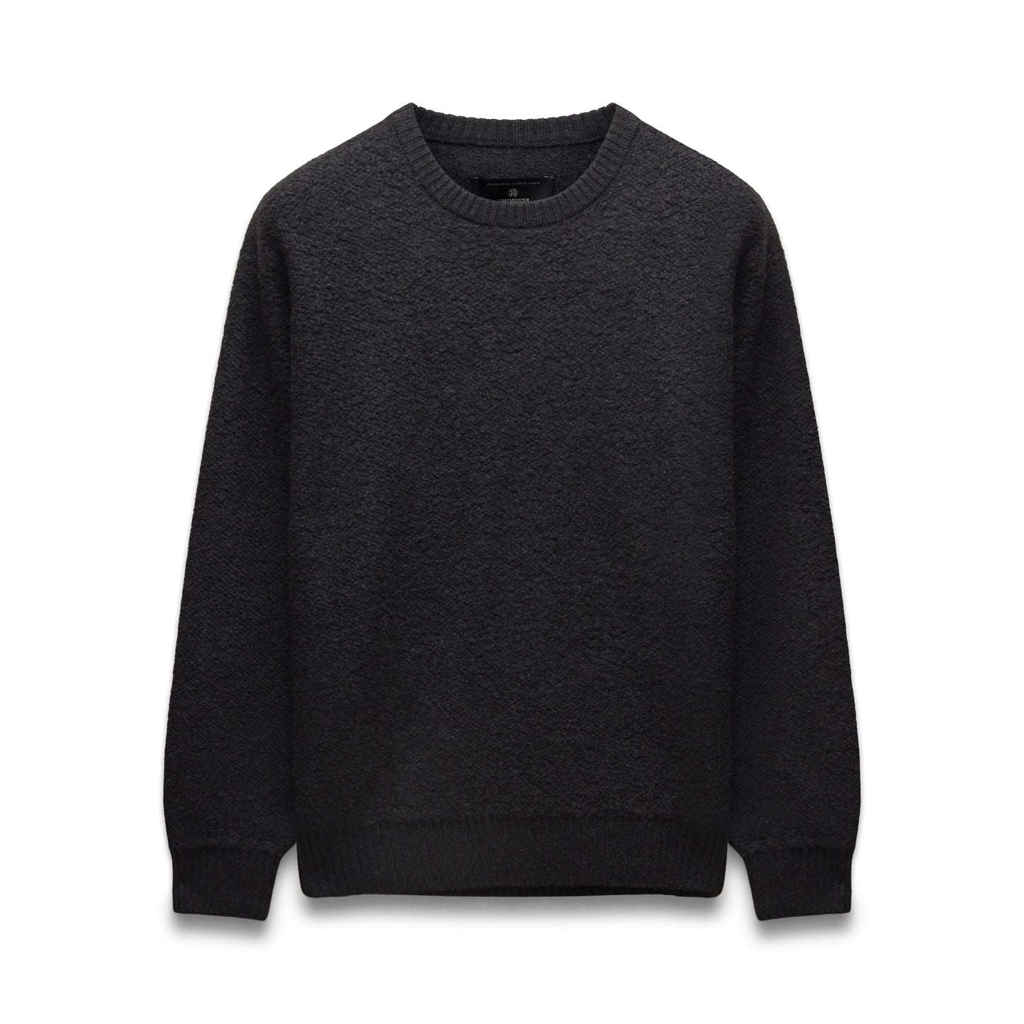 Textured Boucle Turf Crewneck