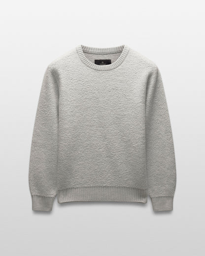 Textured Boucle Turf Crewneck