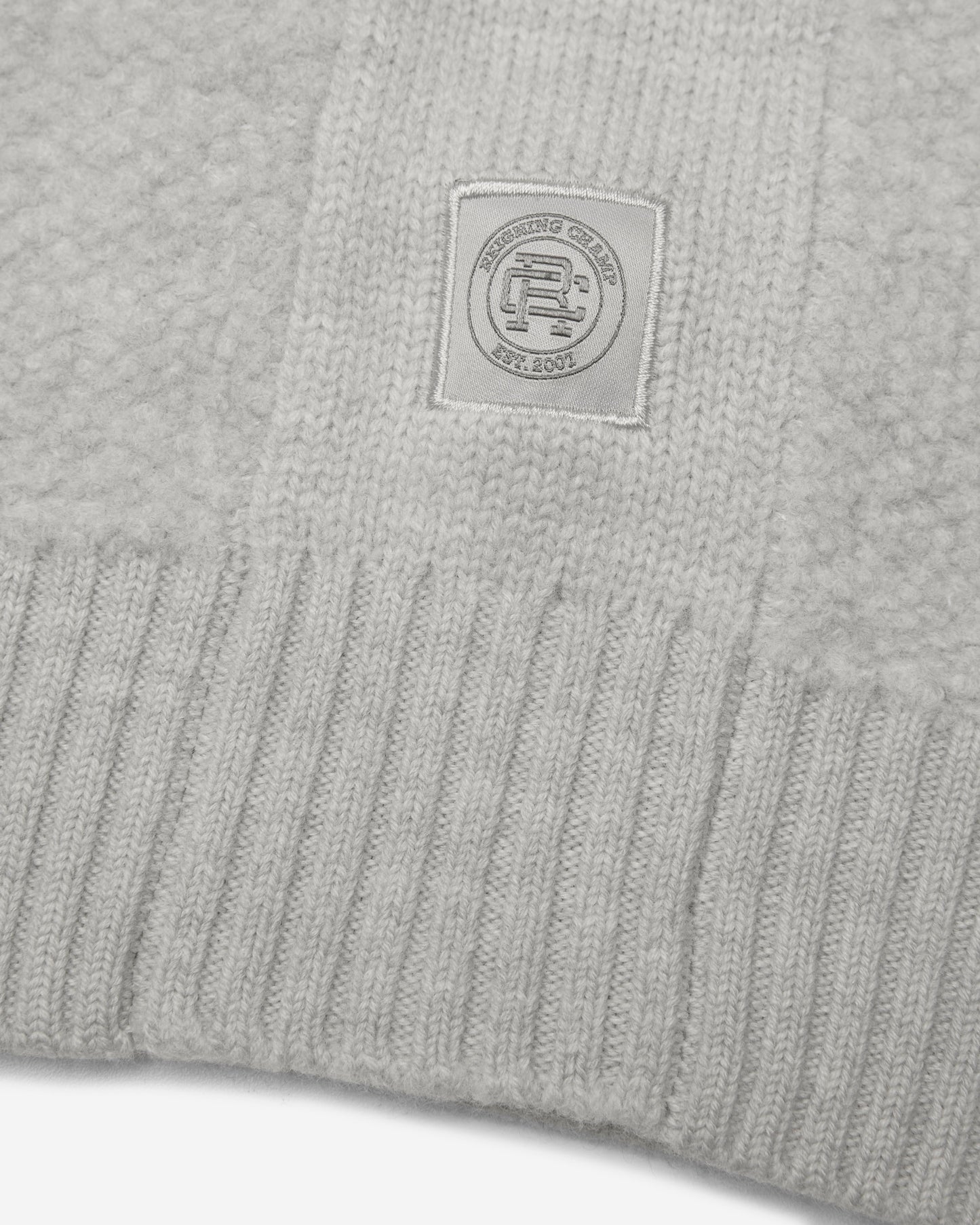 Textured Boucle Turf Crewneck