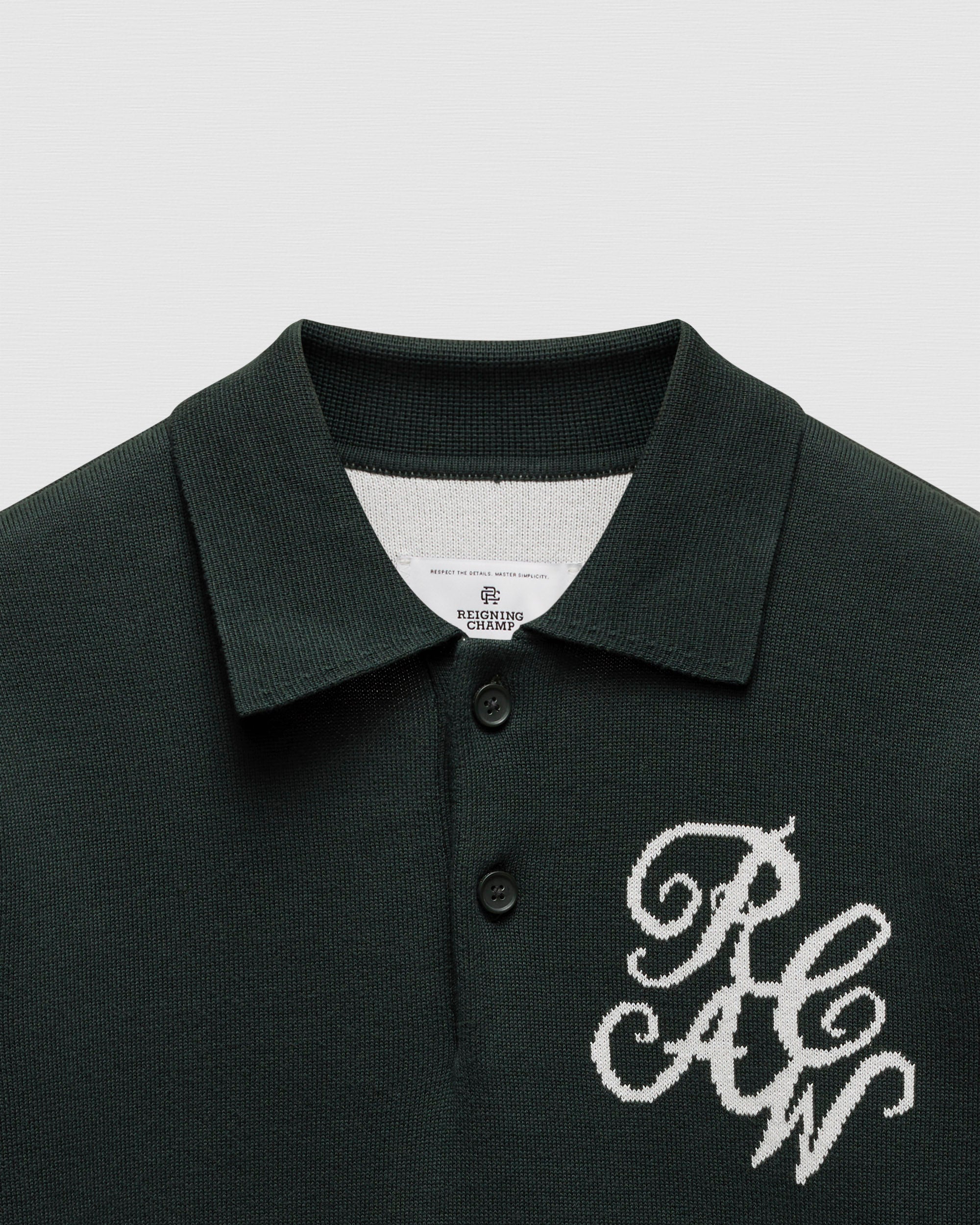 Supima Double Knit RCAW Rugby Sweater | Reigning Champ | Reigning