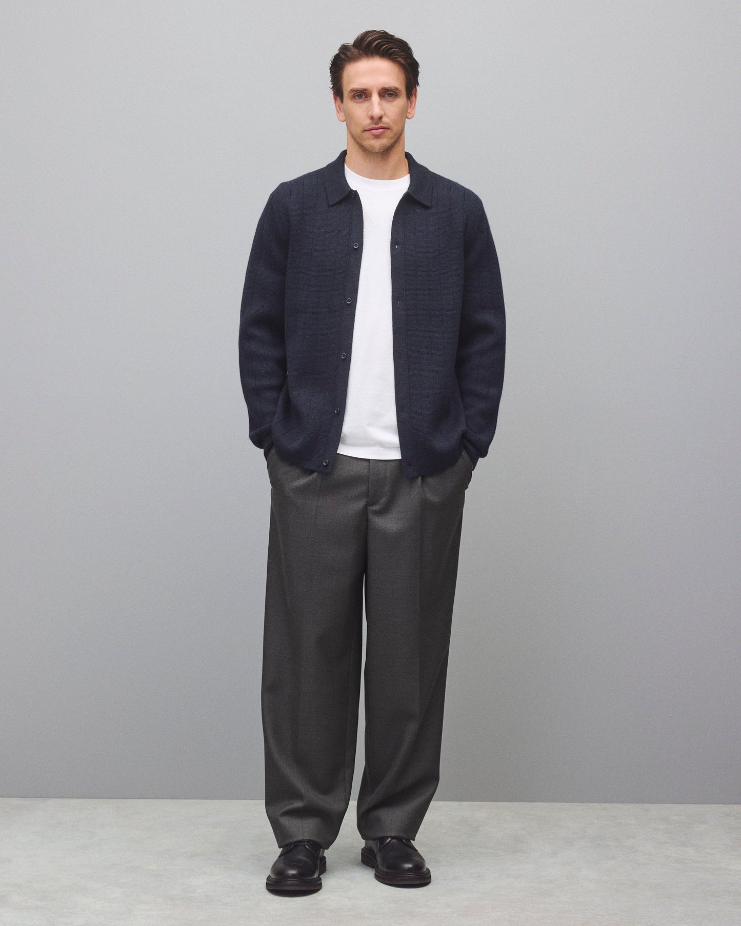 Merino Drop Needle Pier Shirt