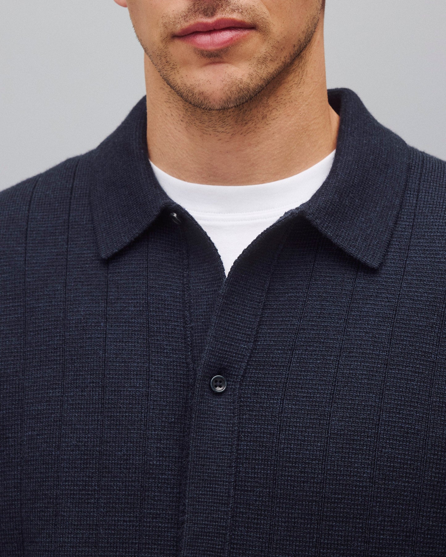 Merino Drop Needle Pier Shirt