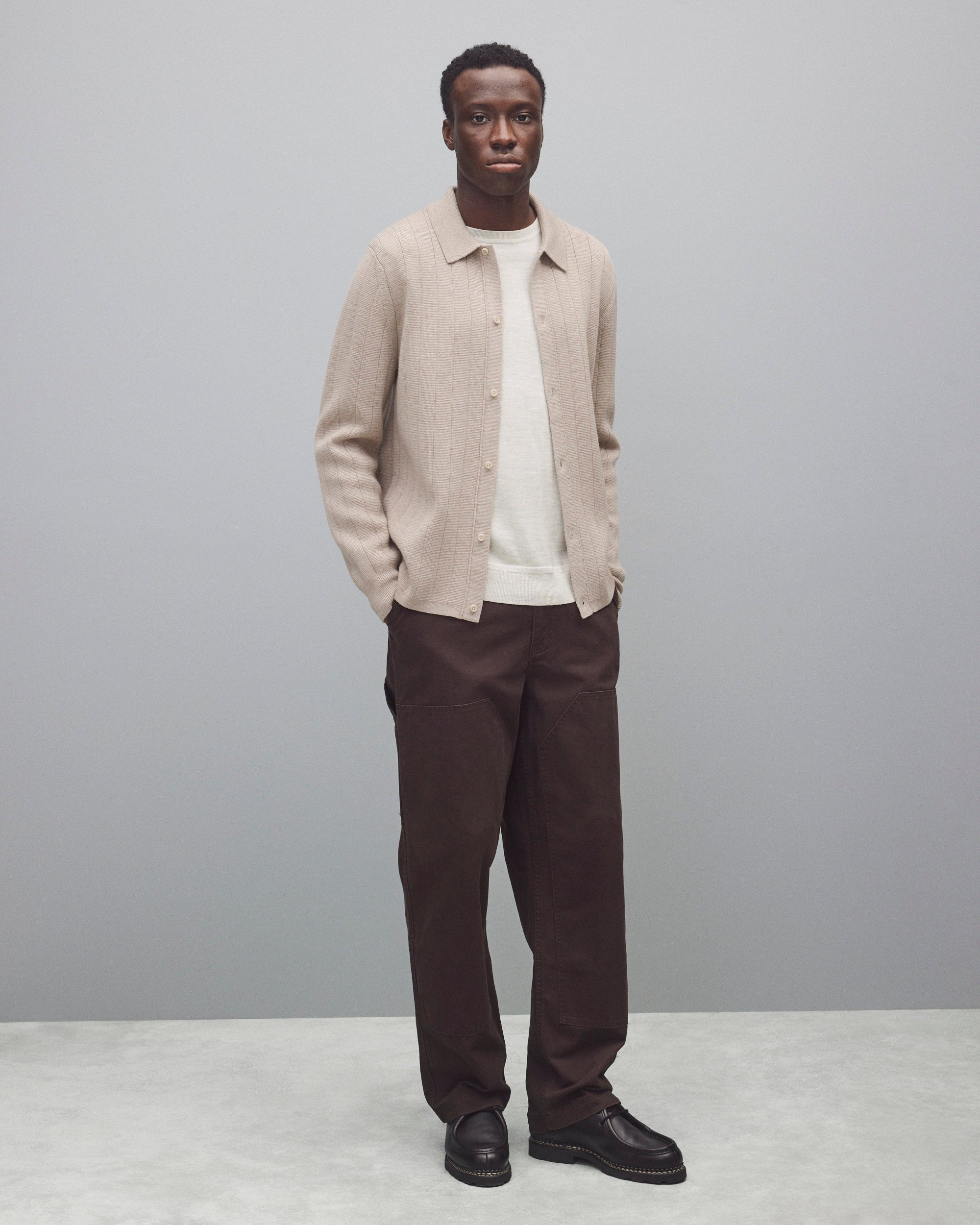 Merino Drop Needle Pier Shirt | Reigning Champ | Reigning Champ US
