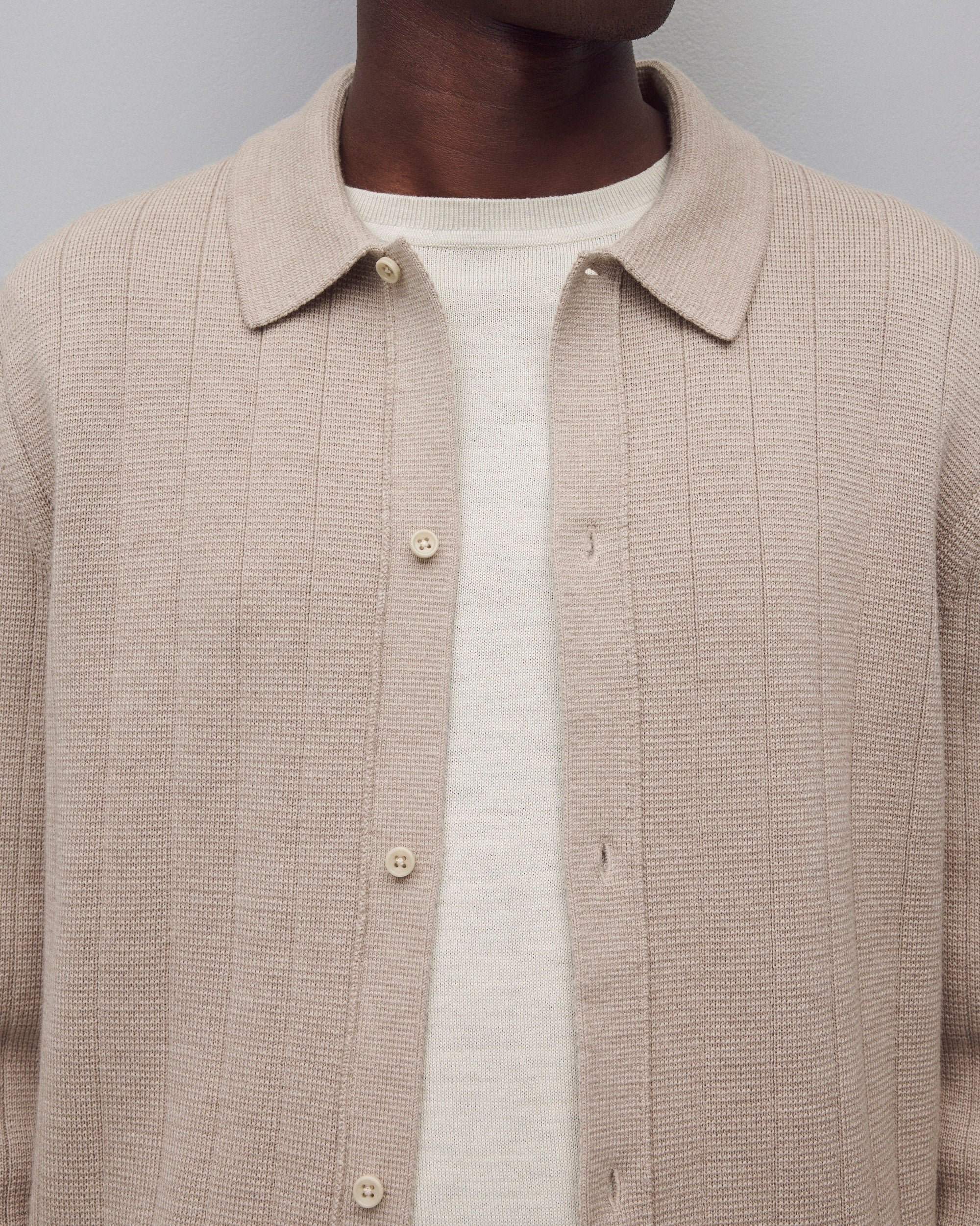 Merino Drop Needle Pier Shirt | Reigning Champ | Reigning Champ US