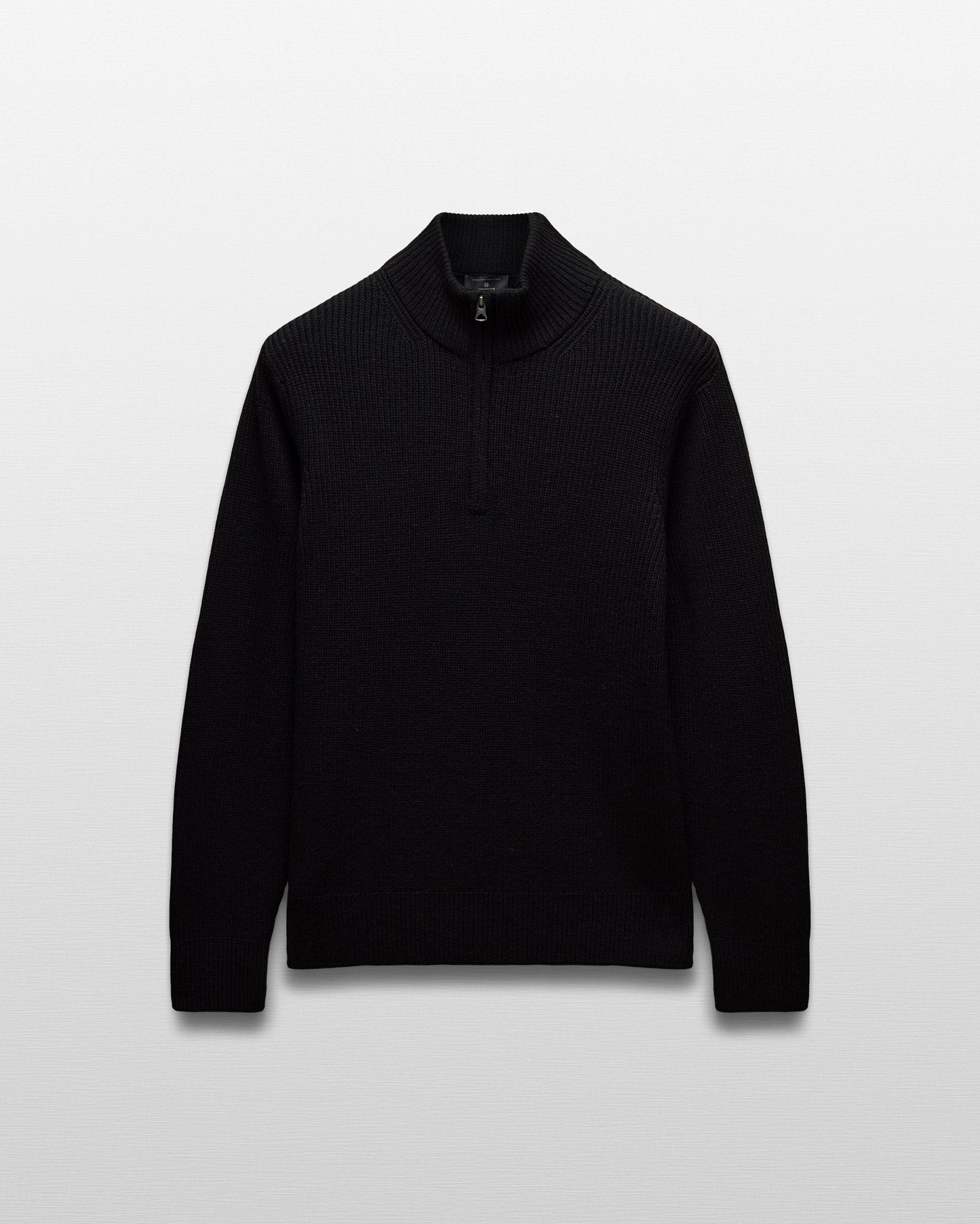 Merino Rib Vinnie Quarter Zip