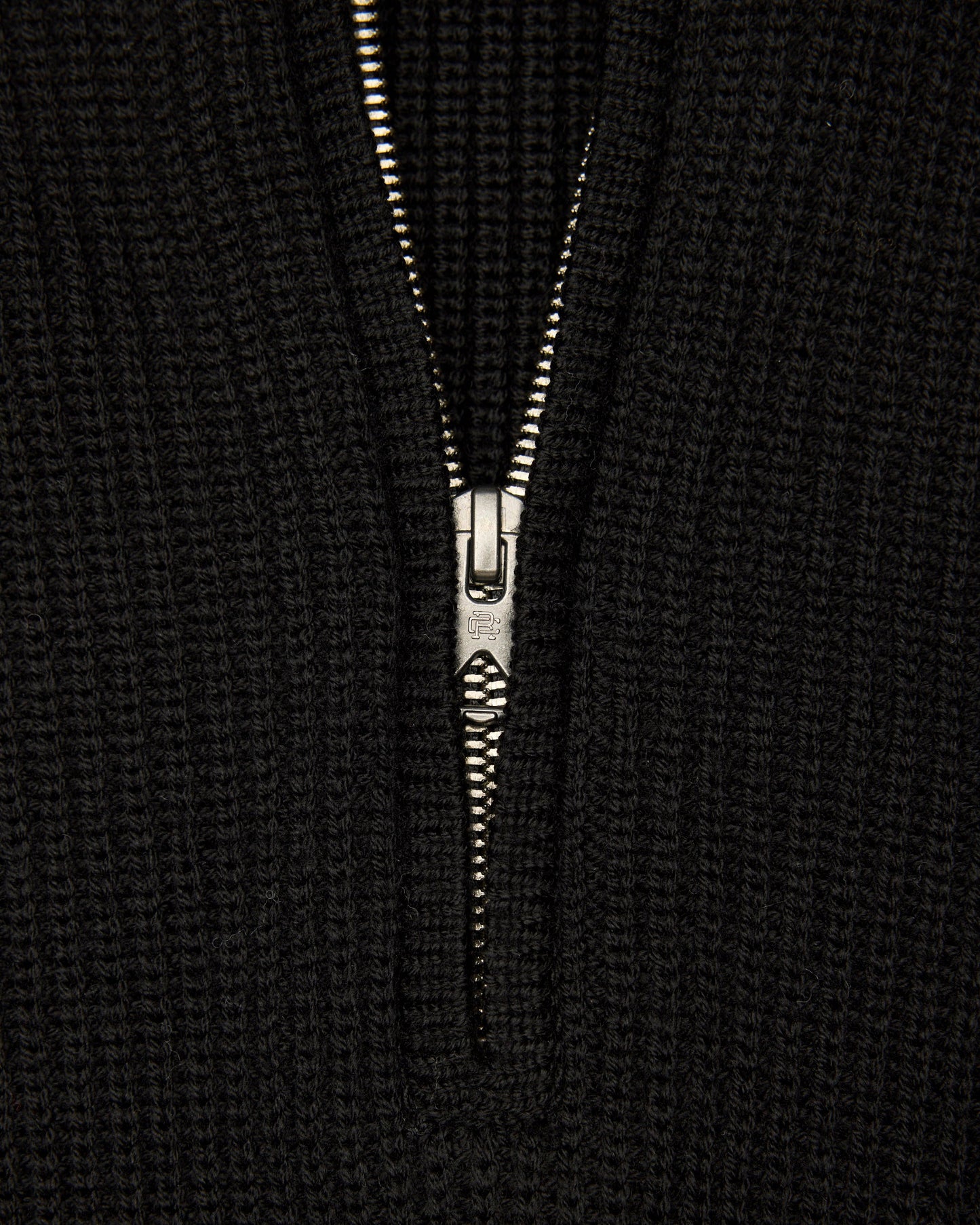 Merino Rib Vinnie Quarter Zip