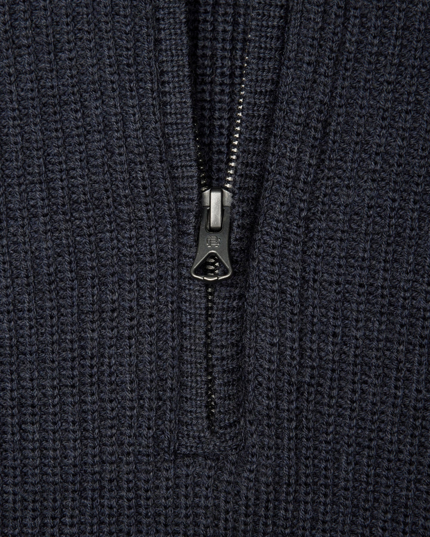 Merino Rib Vinnie Quarter Zip