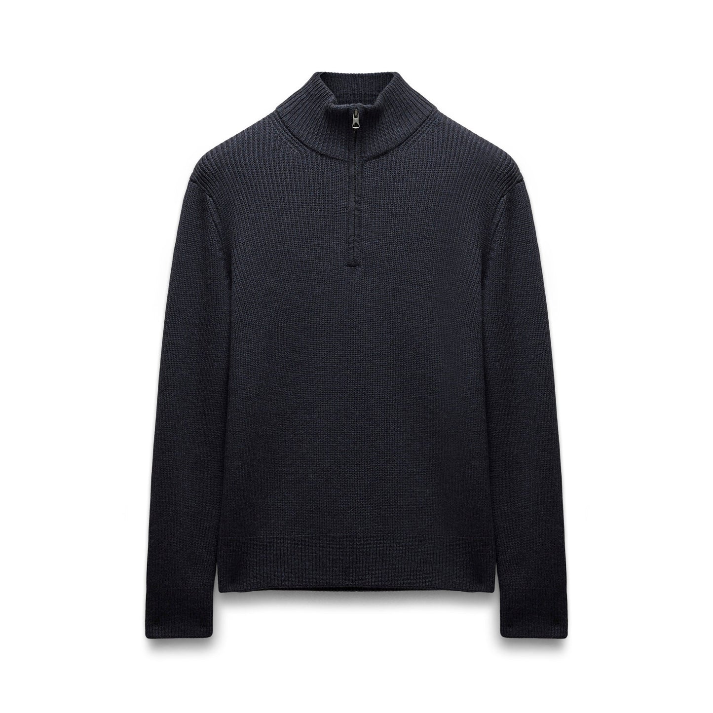 Merino Rib Vinnie Quarter Zip