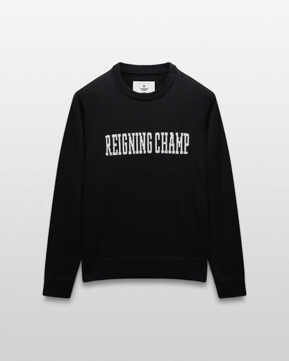 Supima Knit Collegiate Crewneck