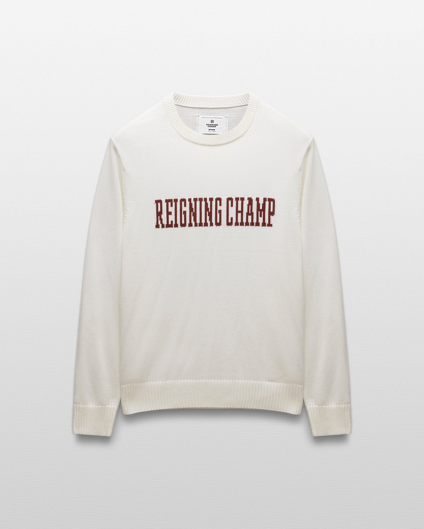 Supima Knit Collegiate Crewneck