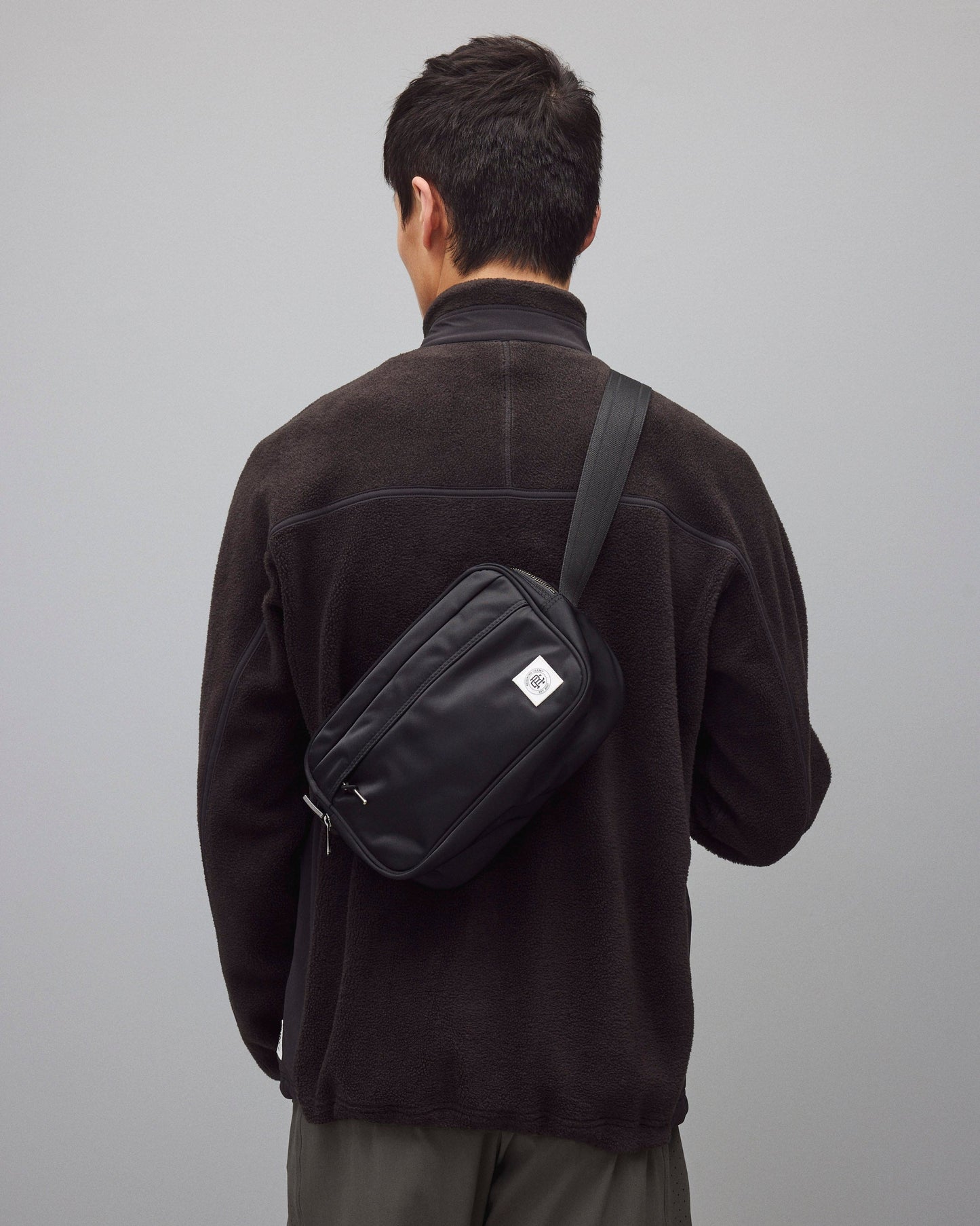 Nylon Twill Road Crossbody Bag