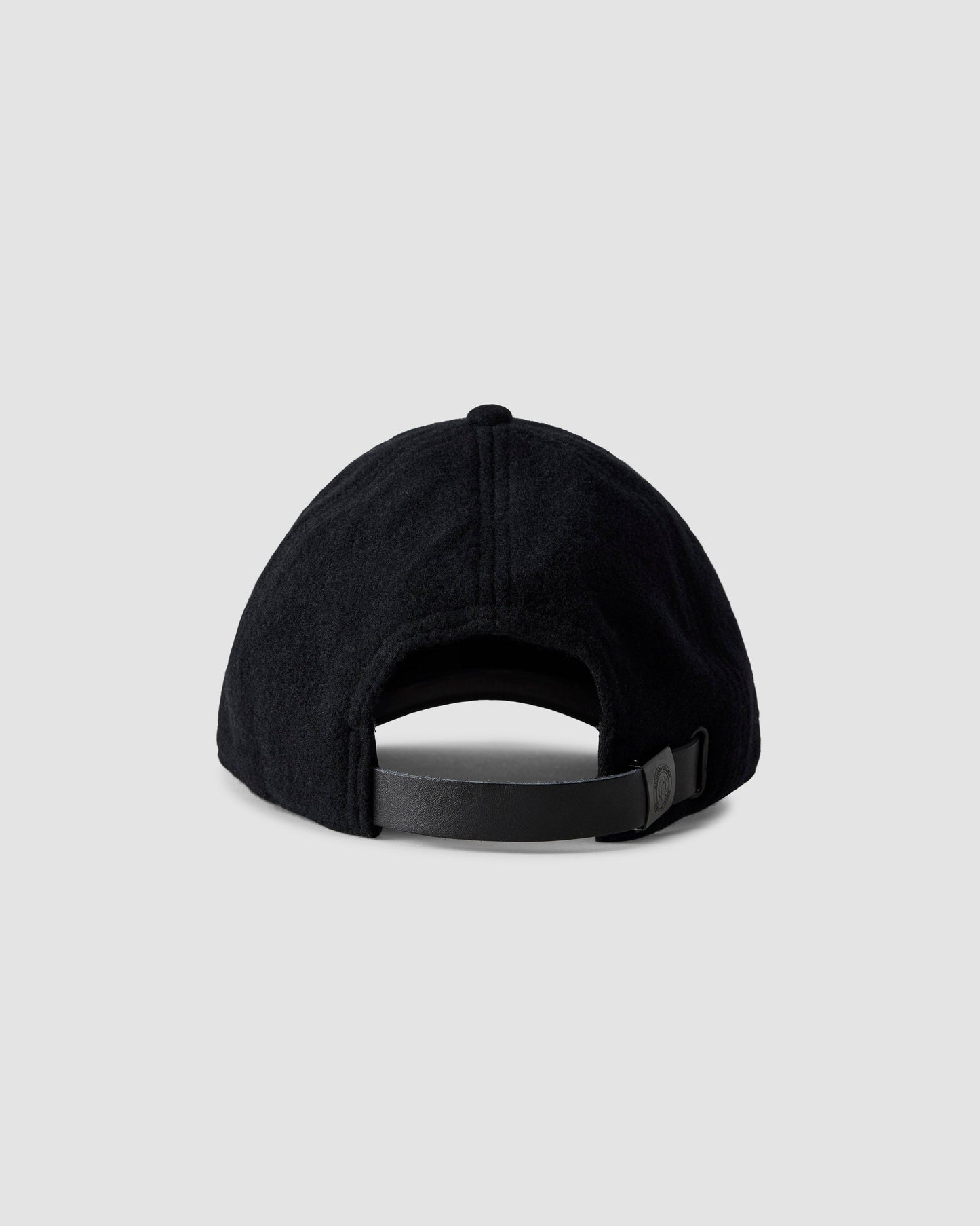 Wool Leather Strapback Cap