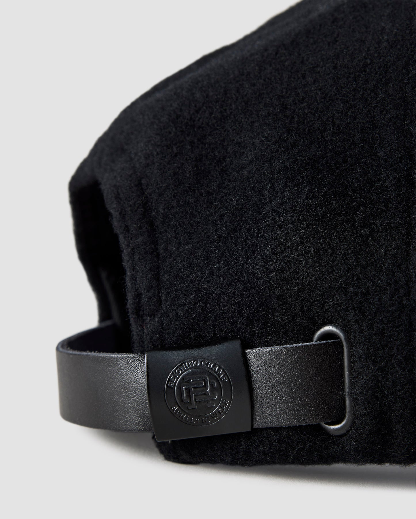 Wool Leather Strapback Cap