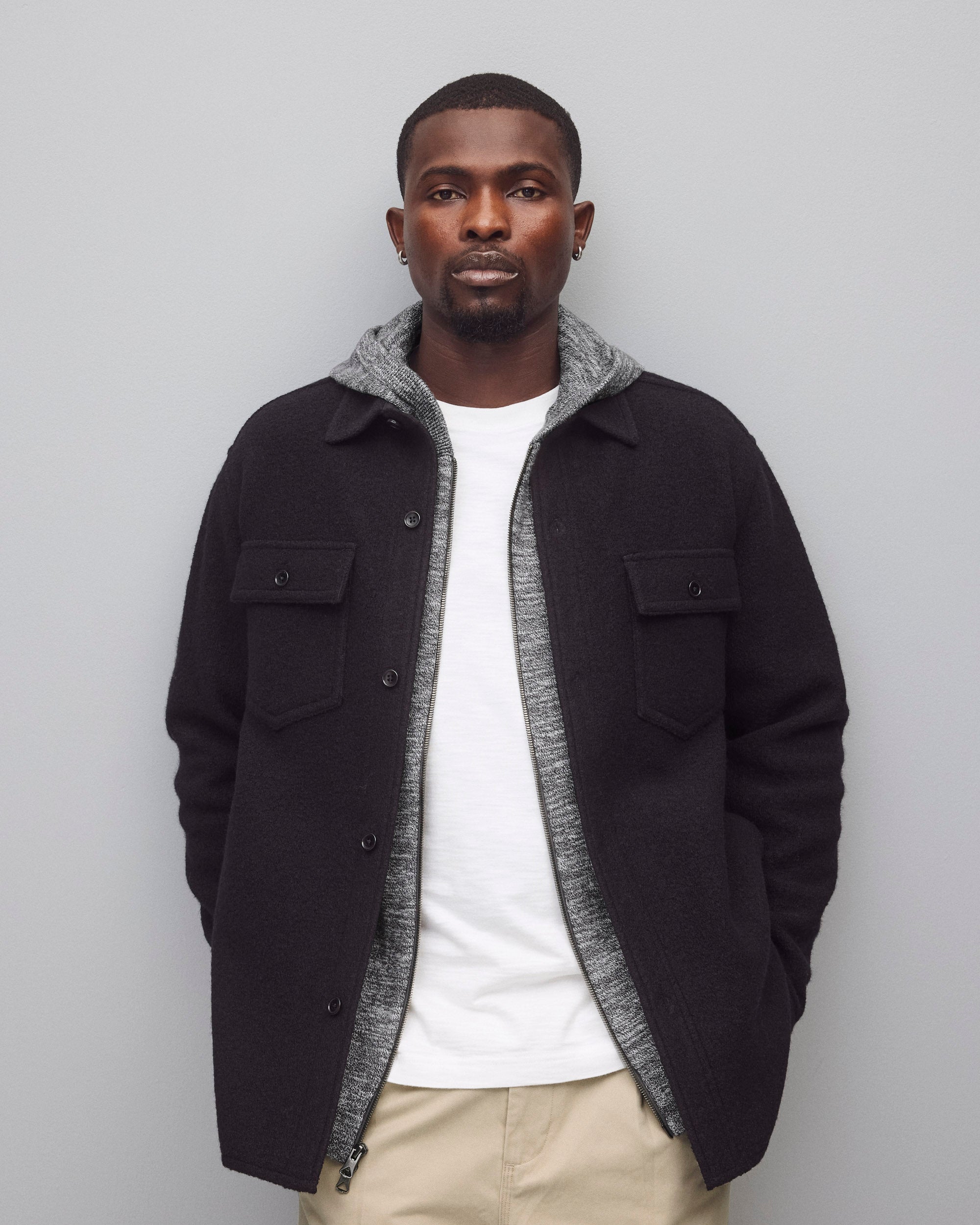 Boiled Wool Warden Overshirt | Reigning Champ | Reigning Champ US