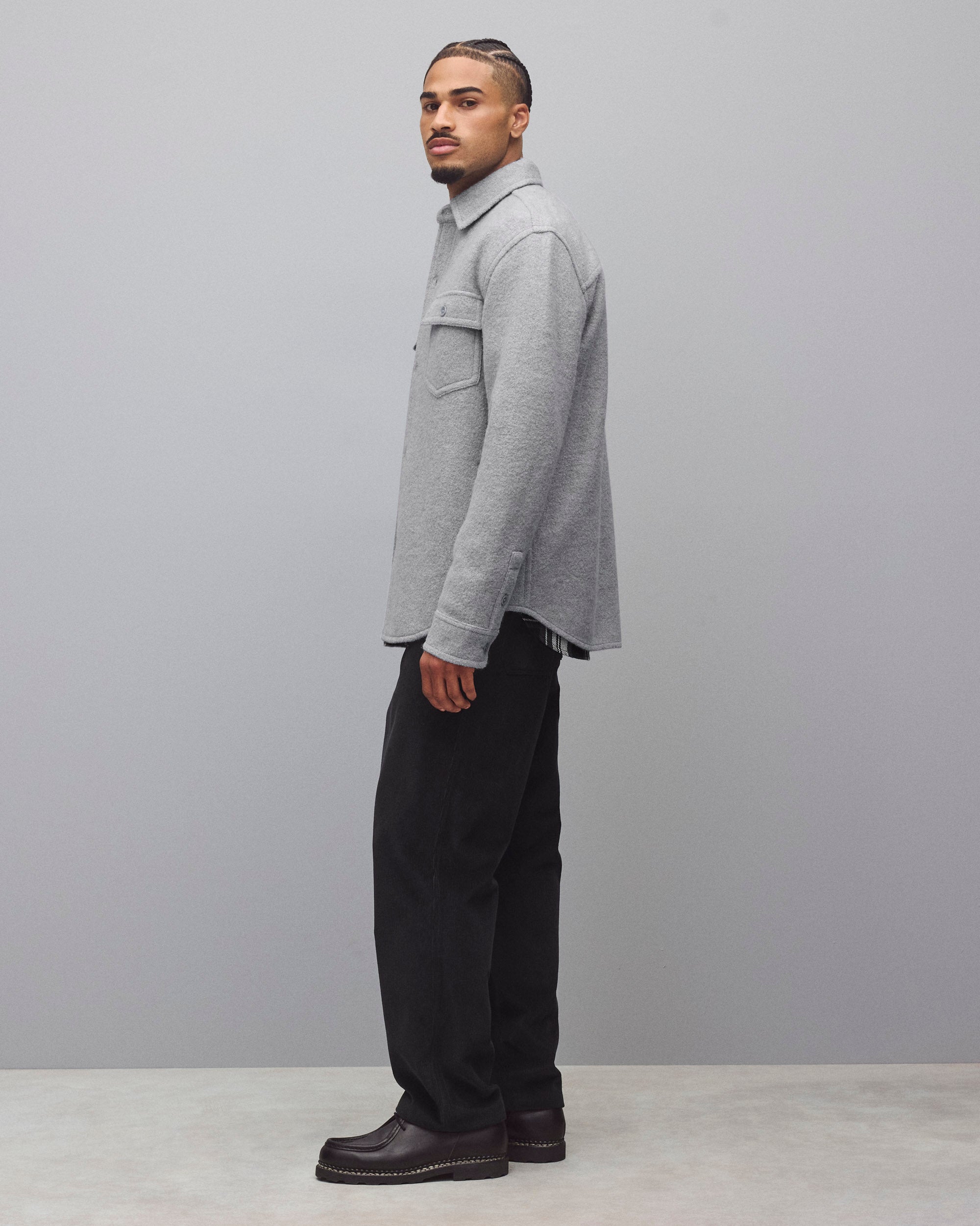 Boiled Wool Warden Overshirt | Reigning Champ | Reigning Champ US