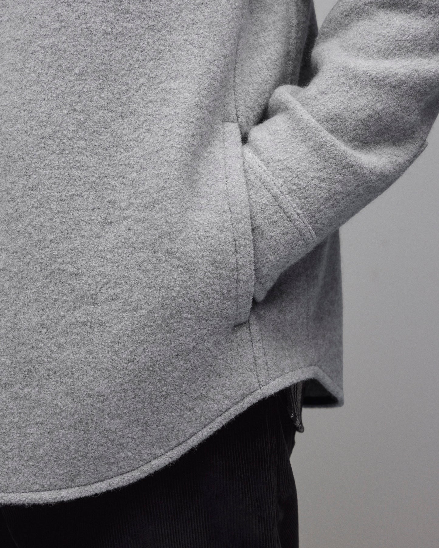 Boiled Wool Warden Overshirt