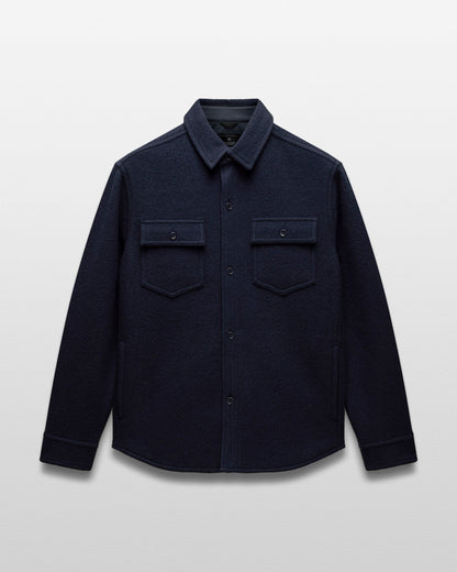 Boiled Wool Warden Overshirt