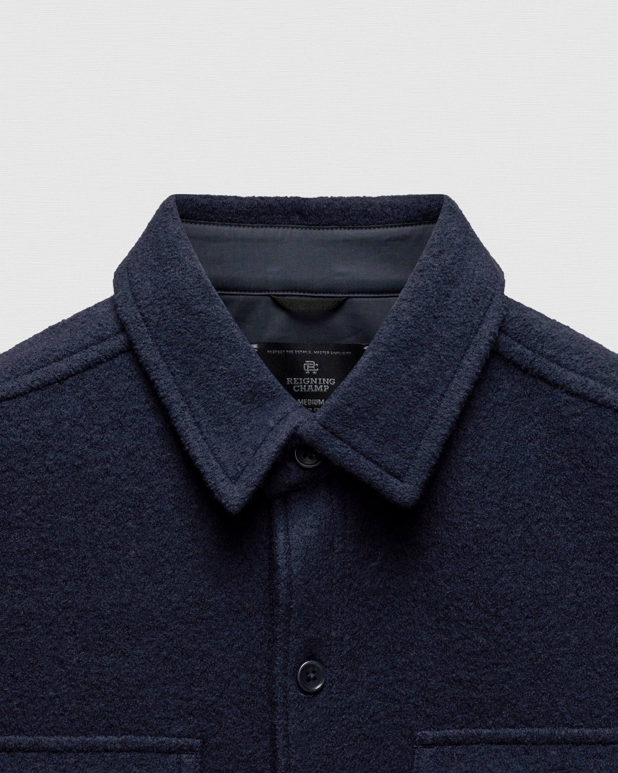 Boiled Wool Warden Overshirt | Reigning Champ | Reigning Champ US